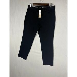 Banana‎ Republic Sloan Slim Ankle Pants Womens 8P Black NWT Office Professional